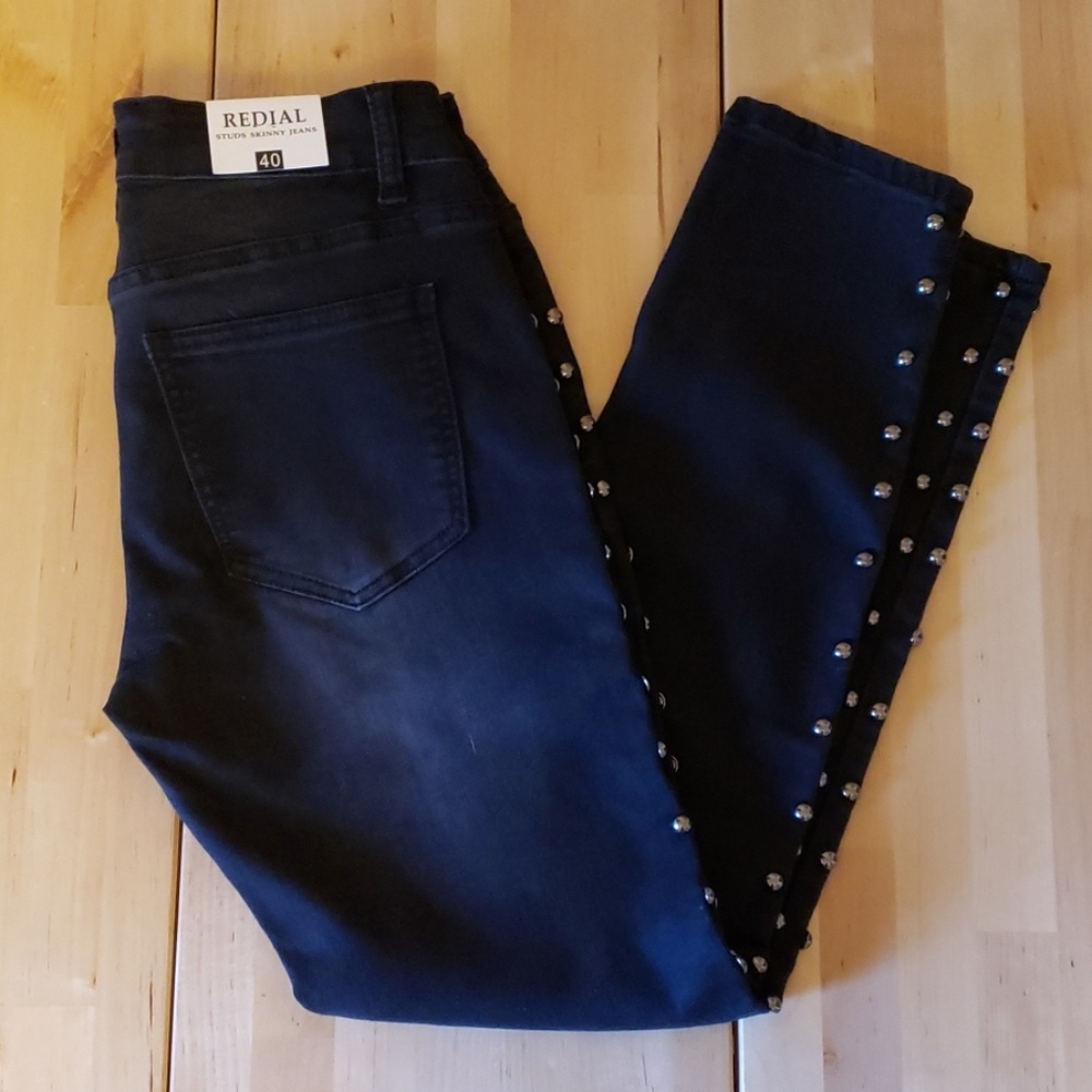 Redial Studs Skinny Jeans